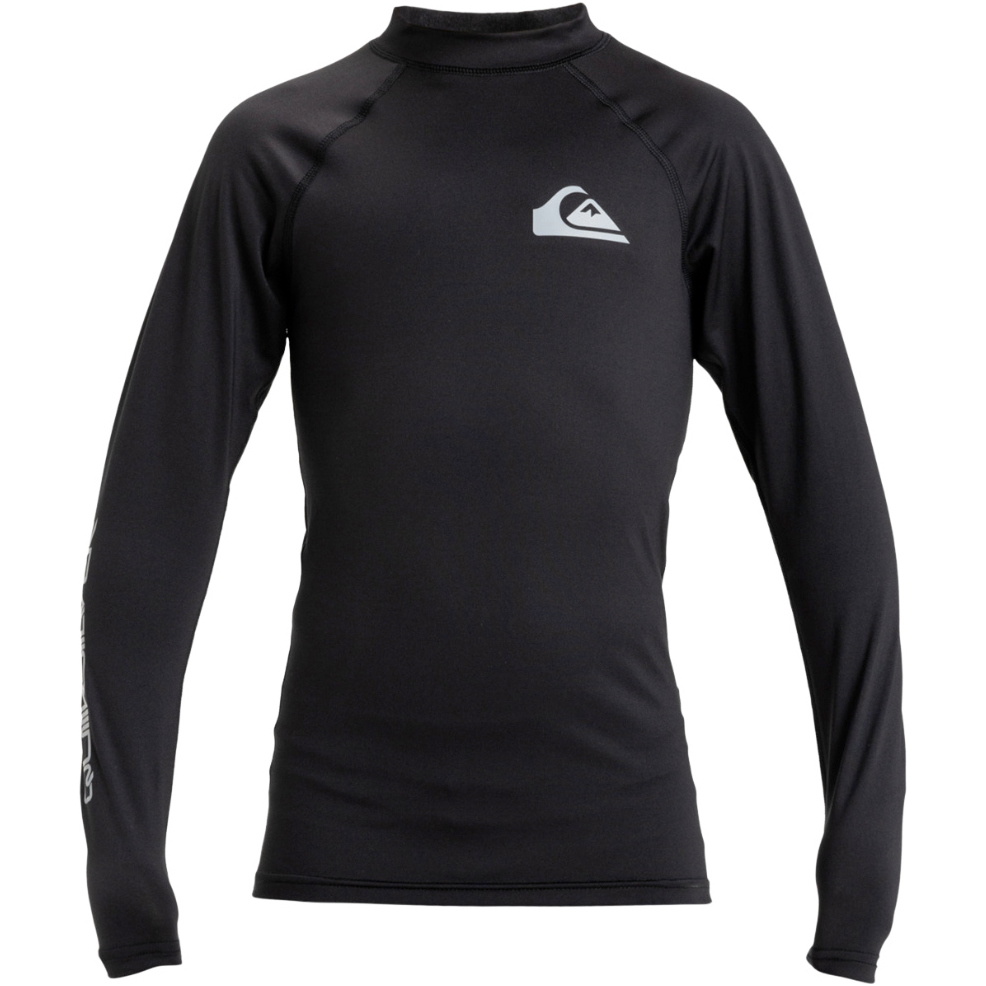 2026 Quiksilver Junior Everyday UPF50 Long Sleeve Rash Vest AQBWR03065 - Black